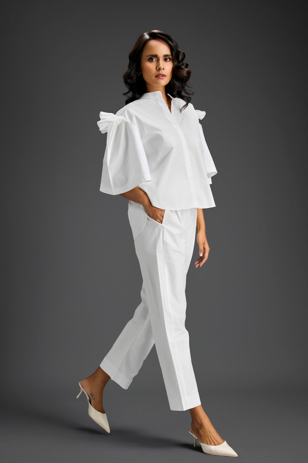 Structured White Co-ord Set
