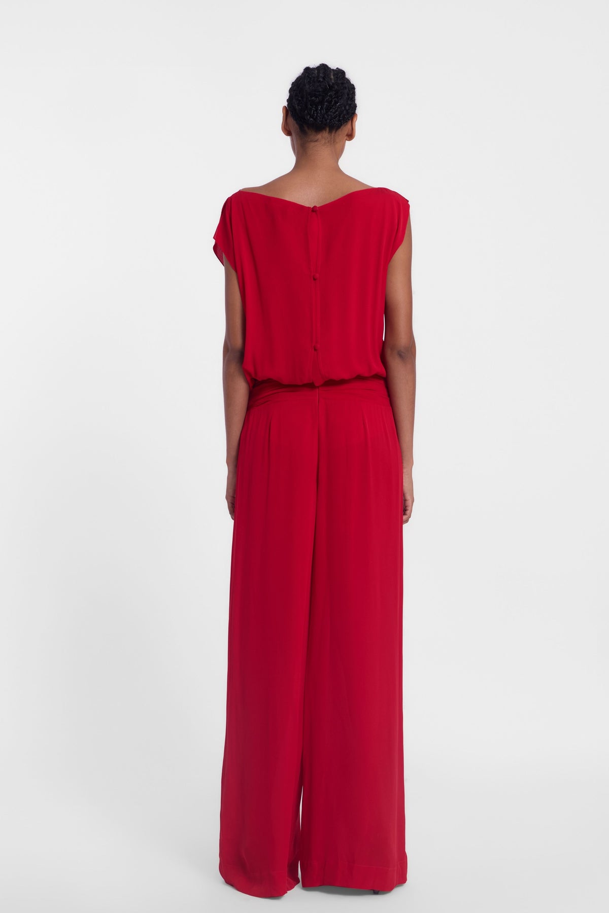 Boat Neck Jumpsuit