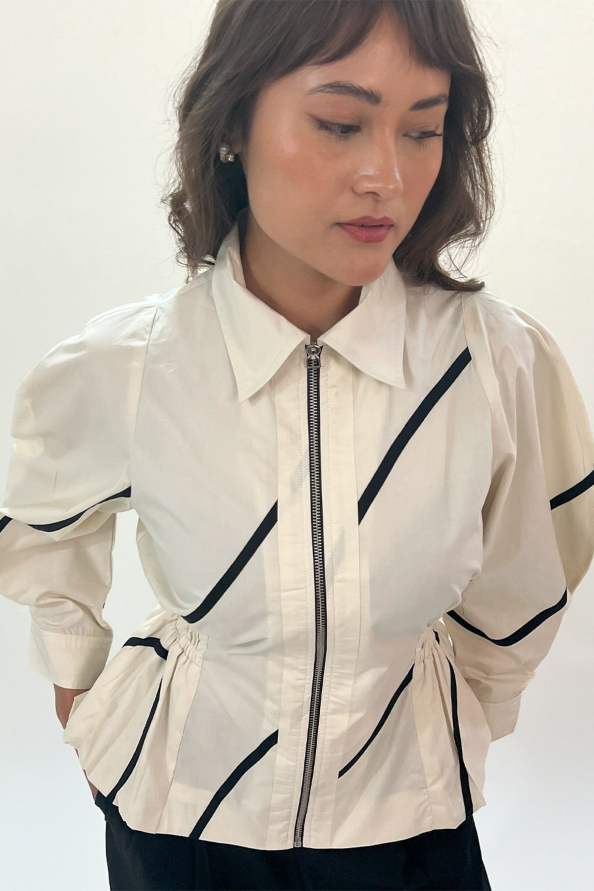Bubble Hem Stem Top