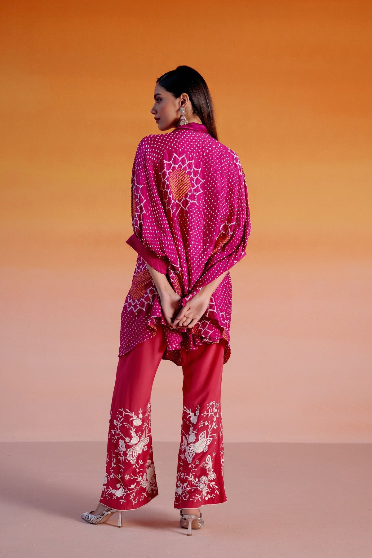 Parsi Gara Palazzos in Pink