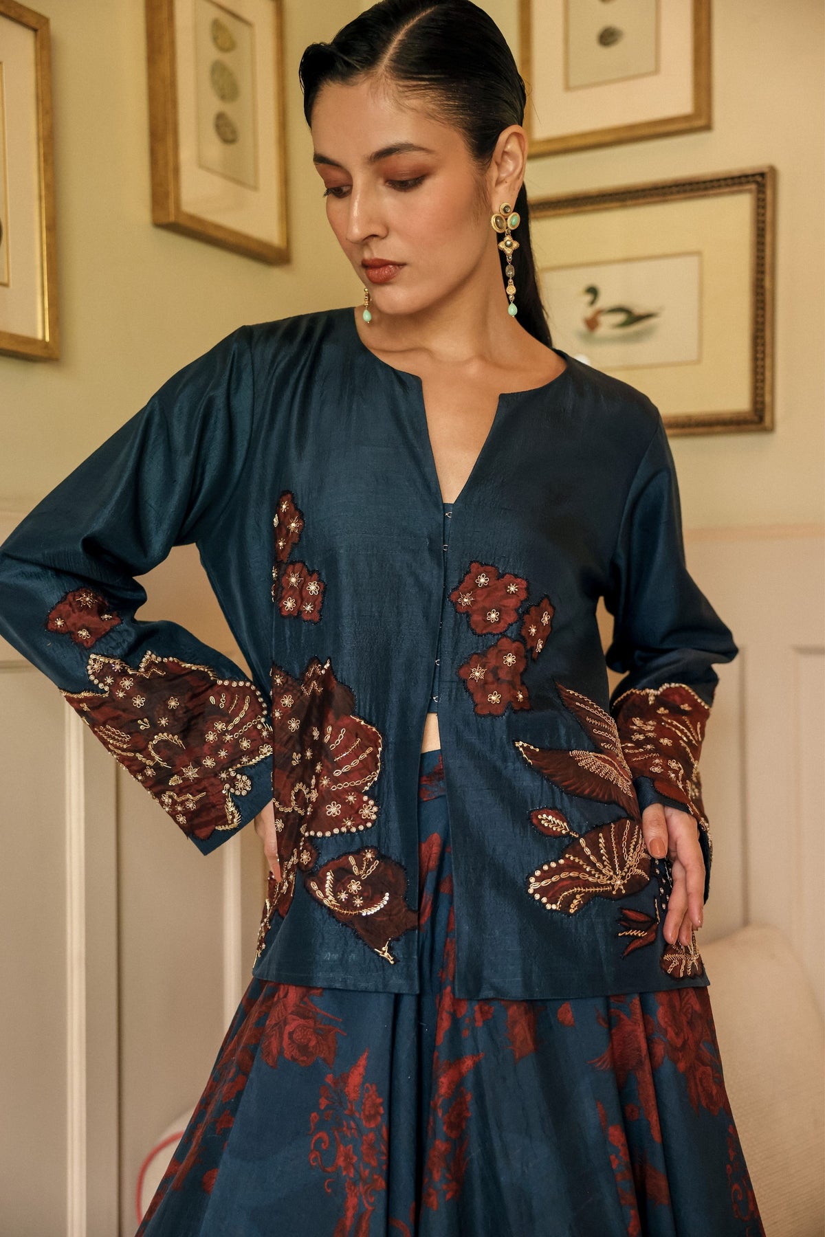 Carnival Dust Skirt With Jacket