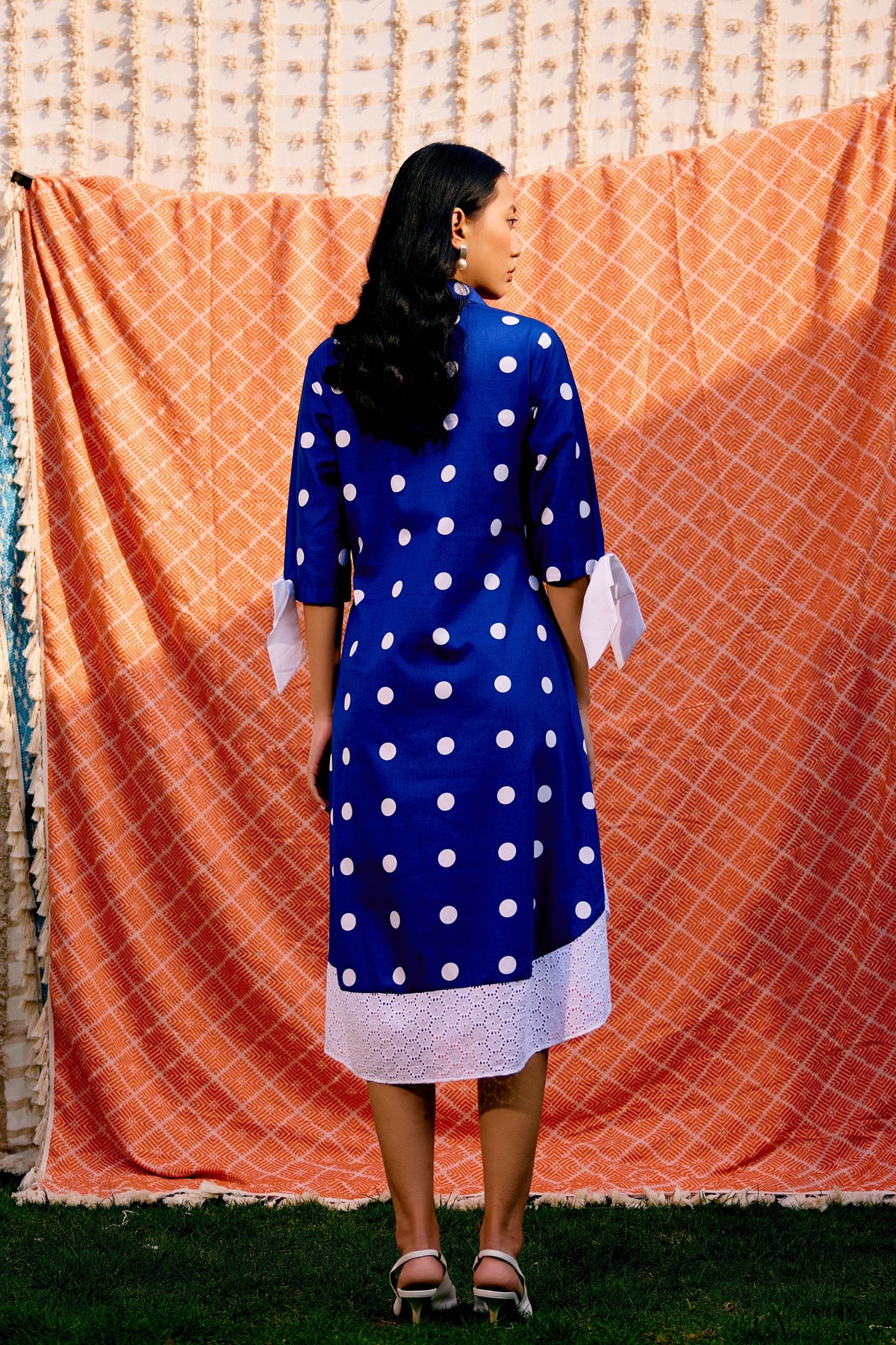 Polka Comfort Shirt Dress