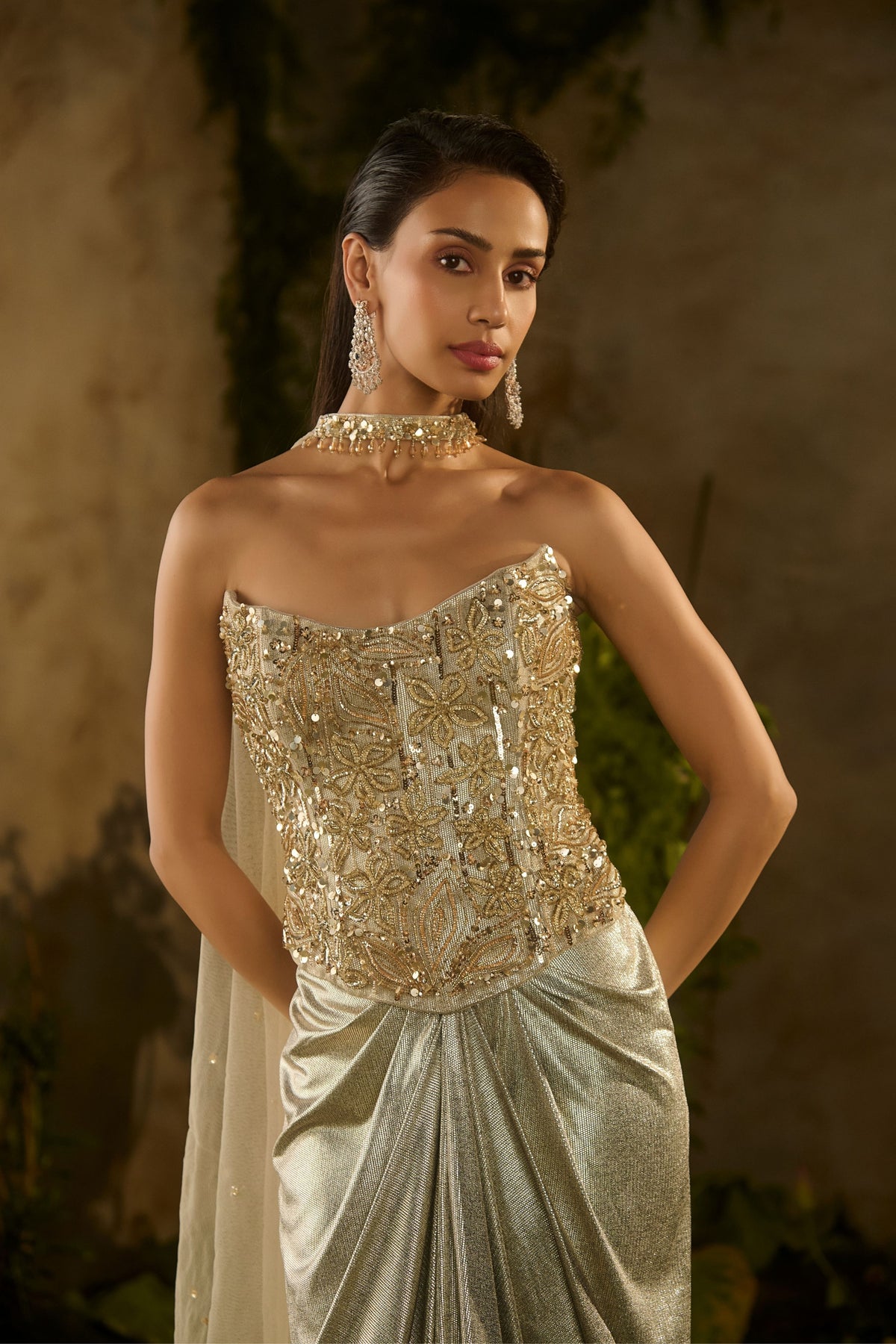 Lunaria Drape Skirt Set