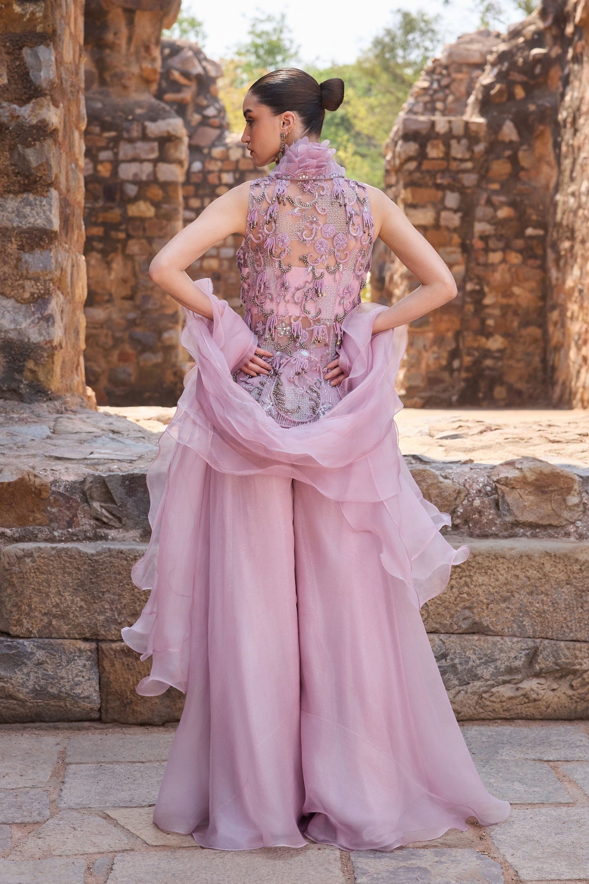 Lilac Sharara Set