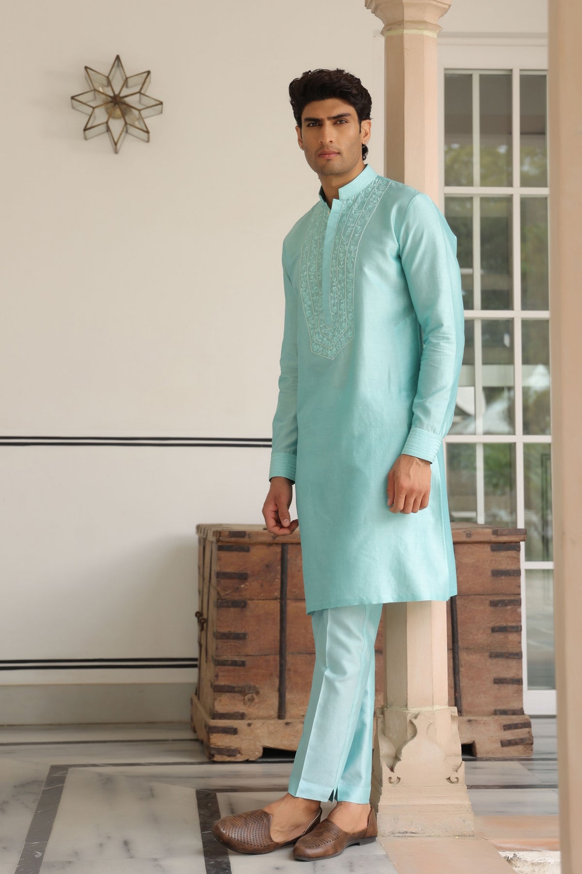 Gulzar Floral Embroidered Kurta Set