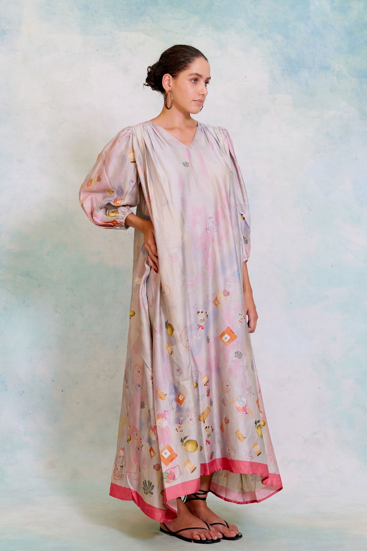 Aura Grey Texture Dress