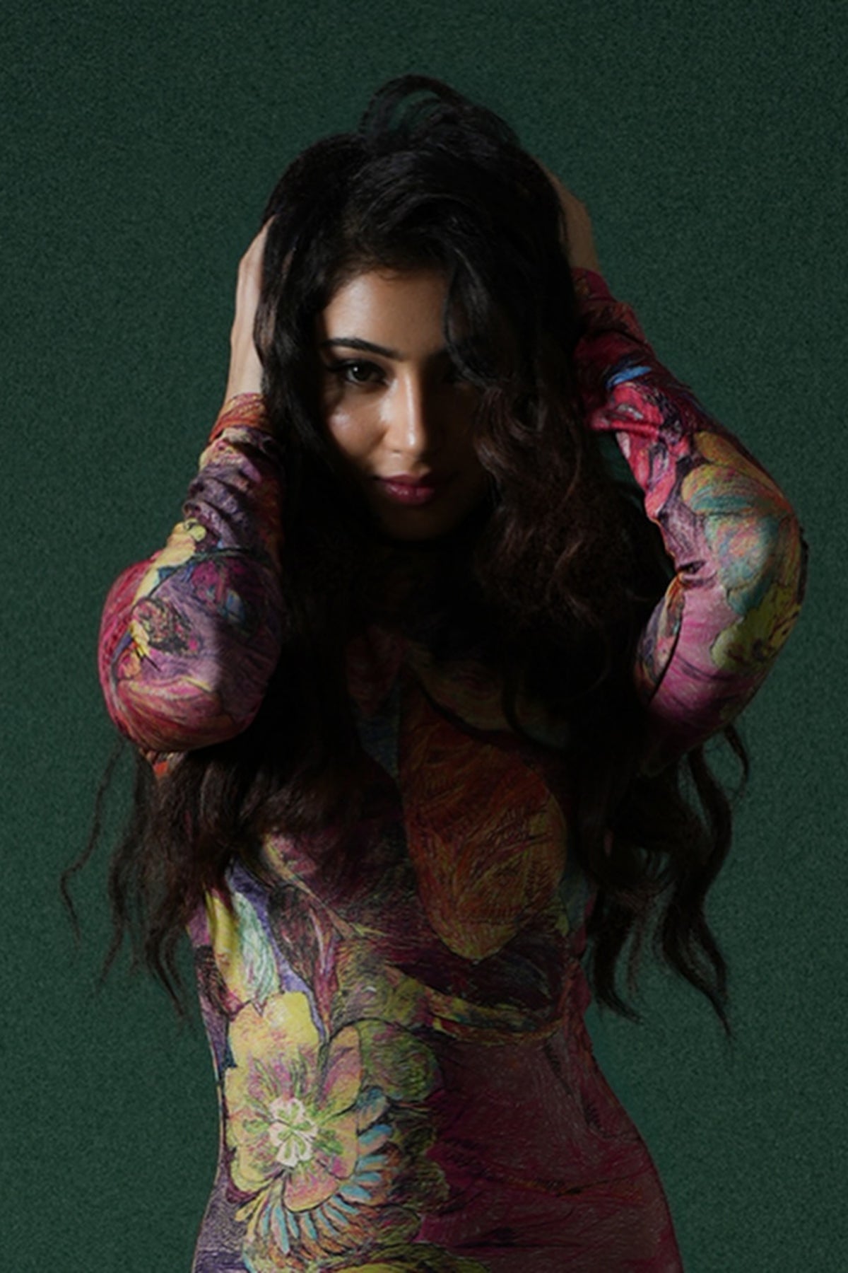Sara Arjun in Maeva Floral Print Dress