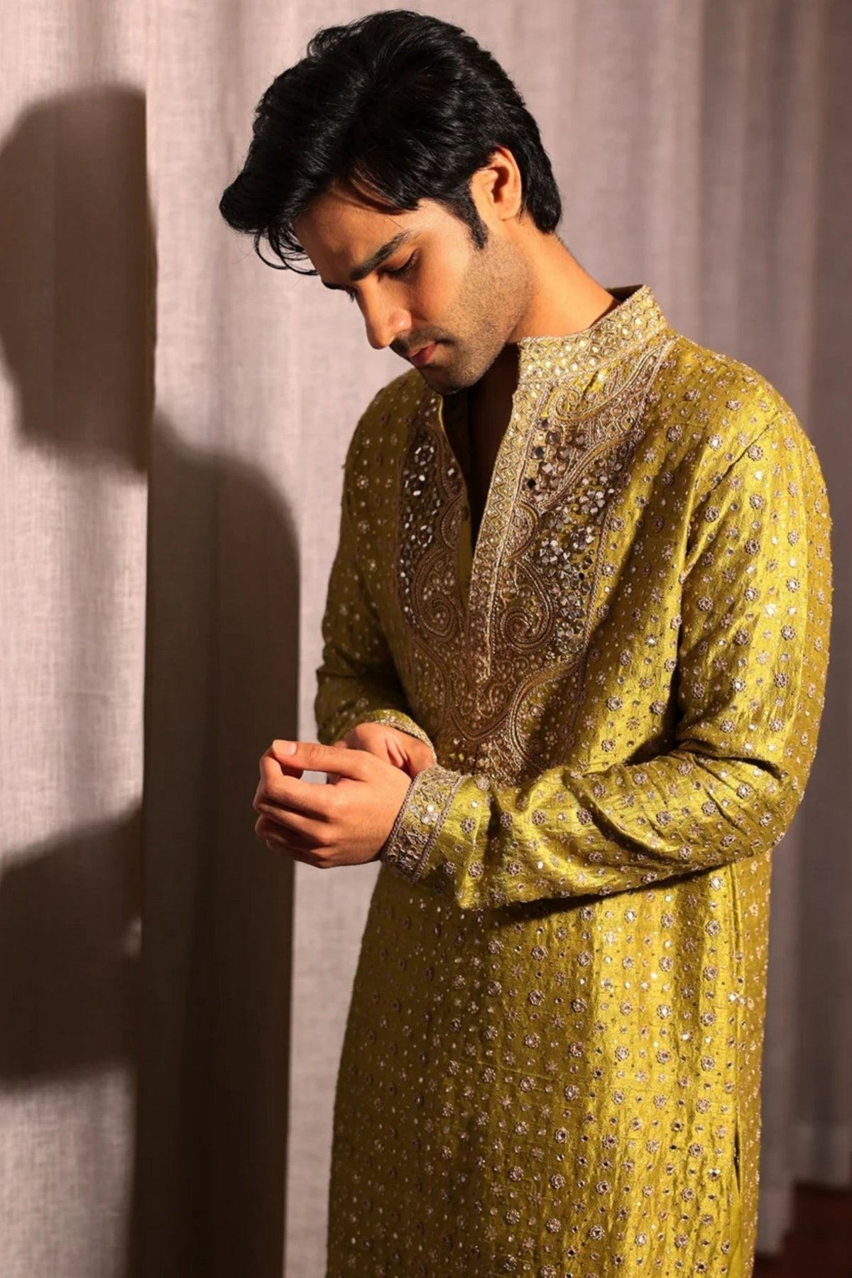 Aaman Devgan in Punit Balana Menswear