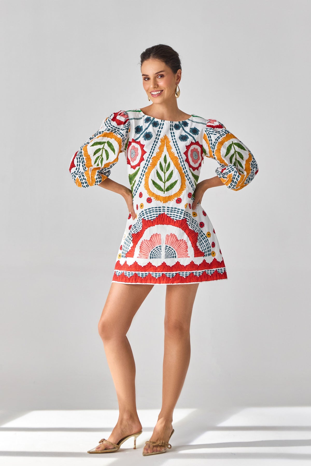 Claire Embroidered Dress