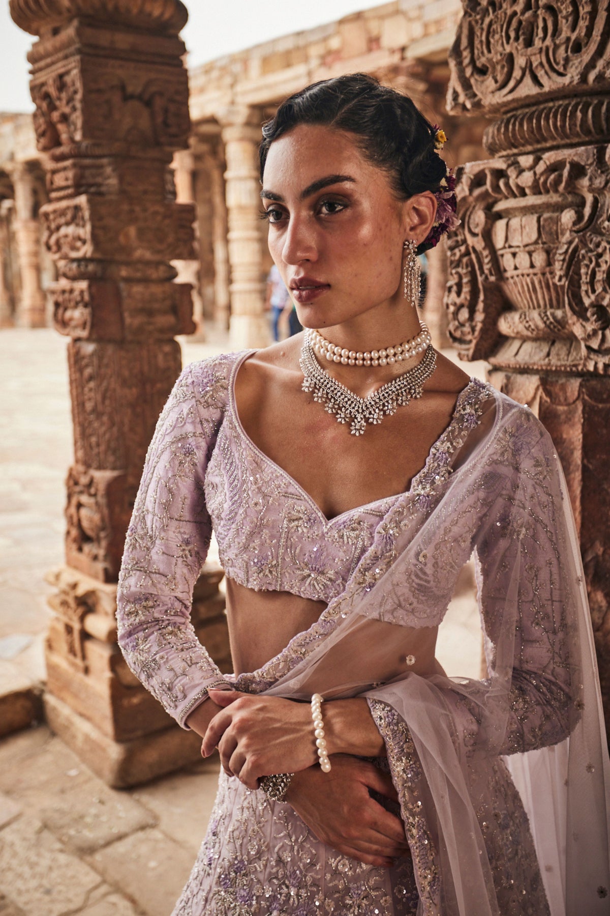 Lila Bridal Lehenga Set