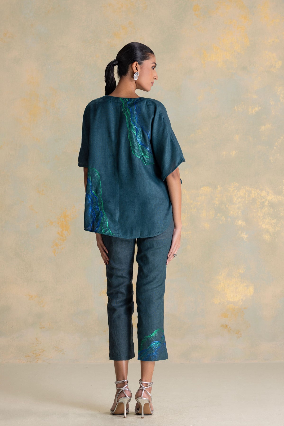 Peacock Veil Co-ord Set