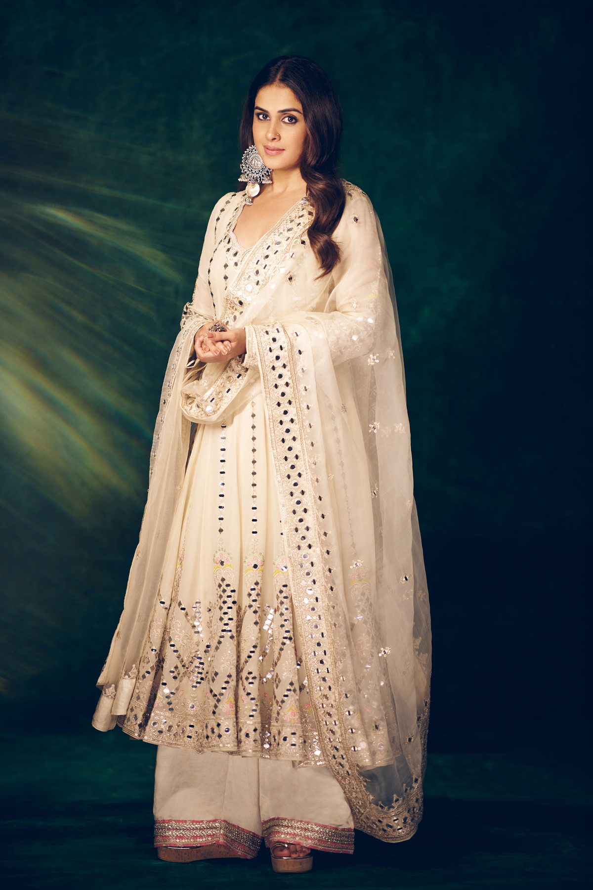 Genelia in Cheshtha Anarkali Set