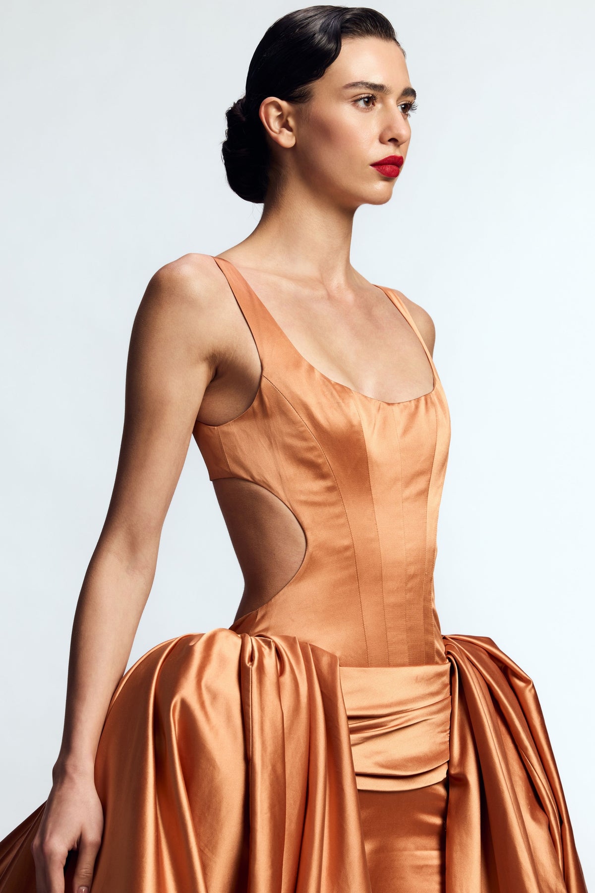 Structured Column Gown