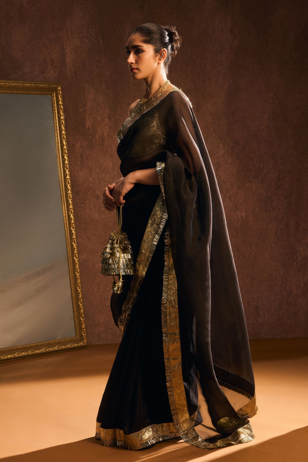 Black Onyx Saree