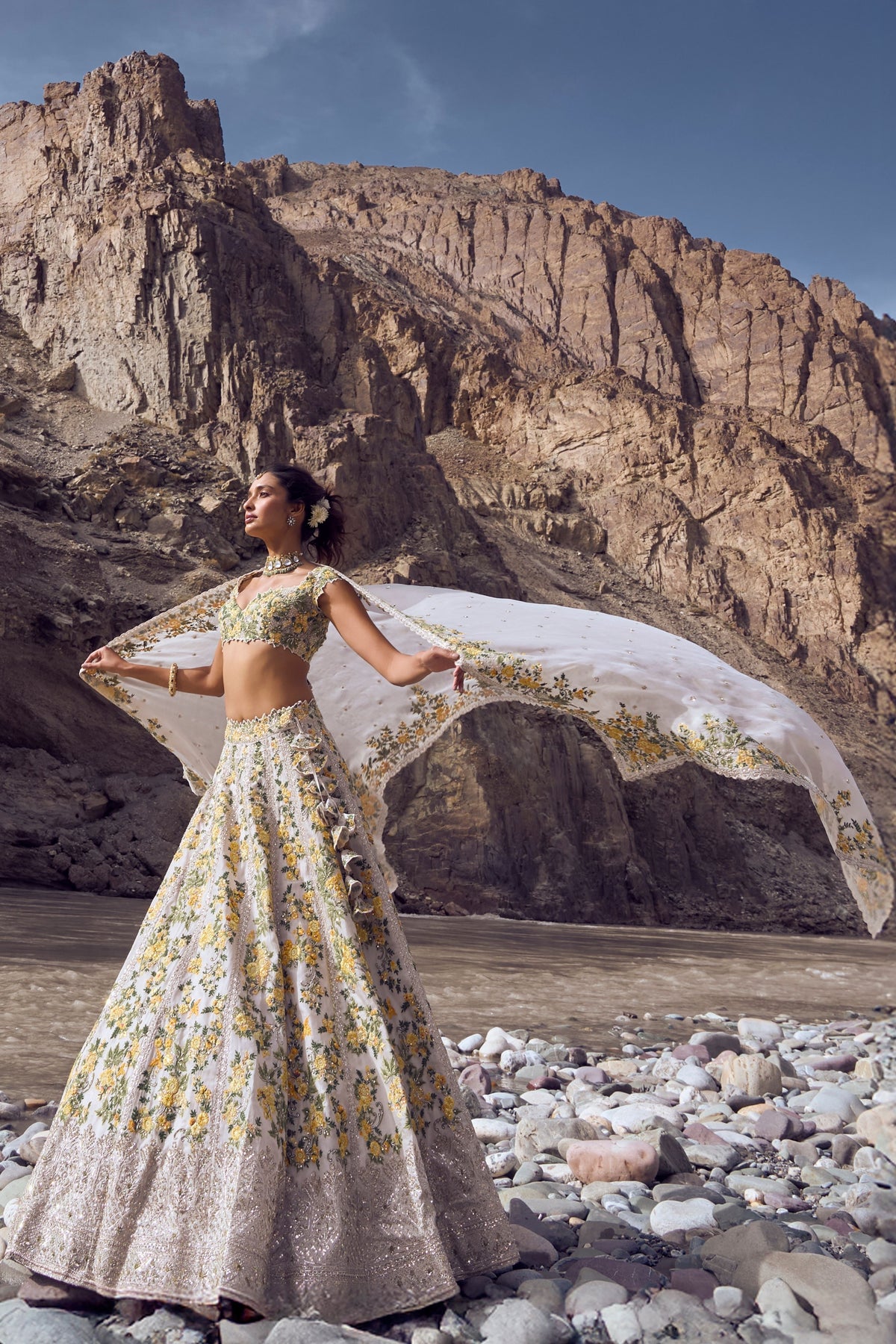 Marigold Lehenga Set