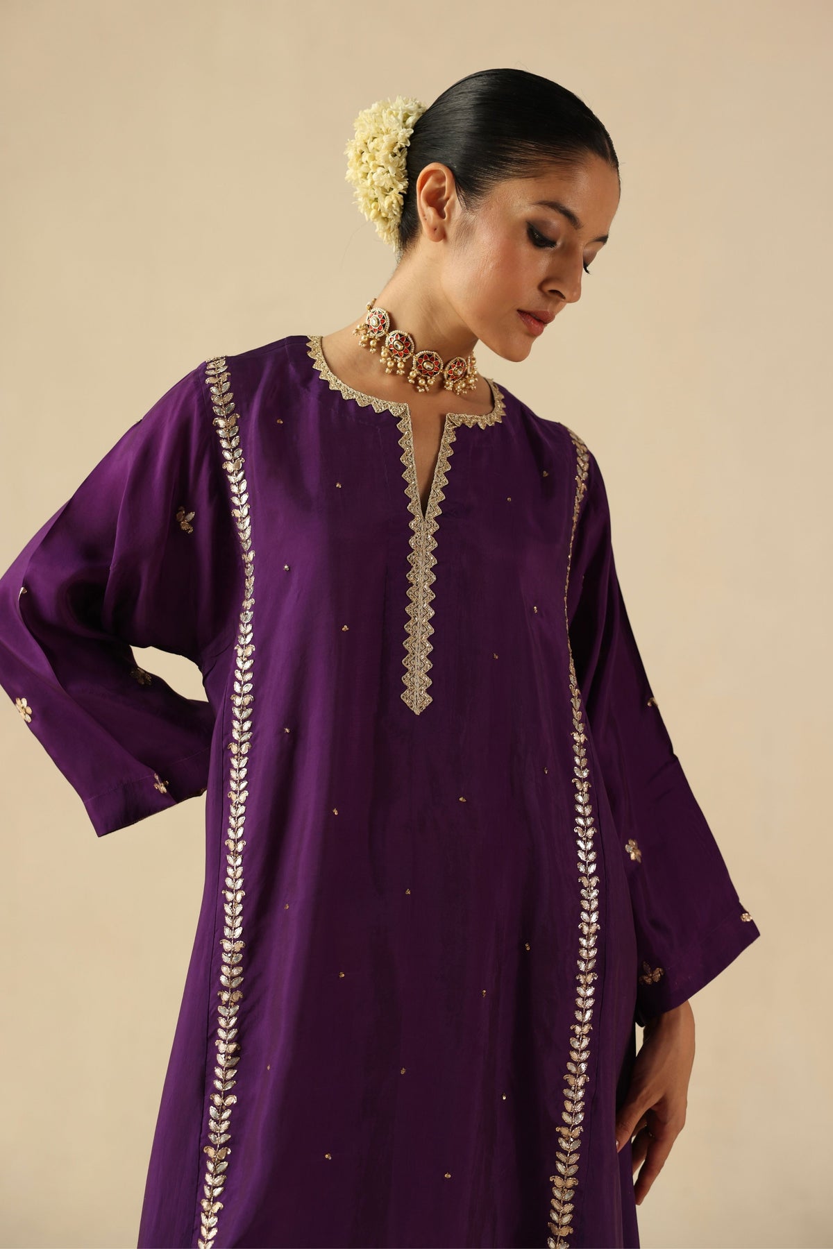 Purple Arzoo Kurta Set