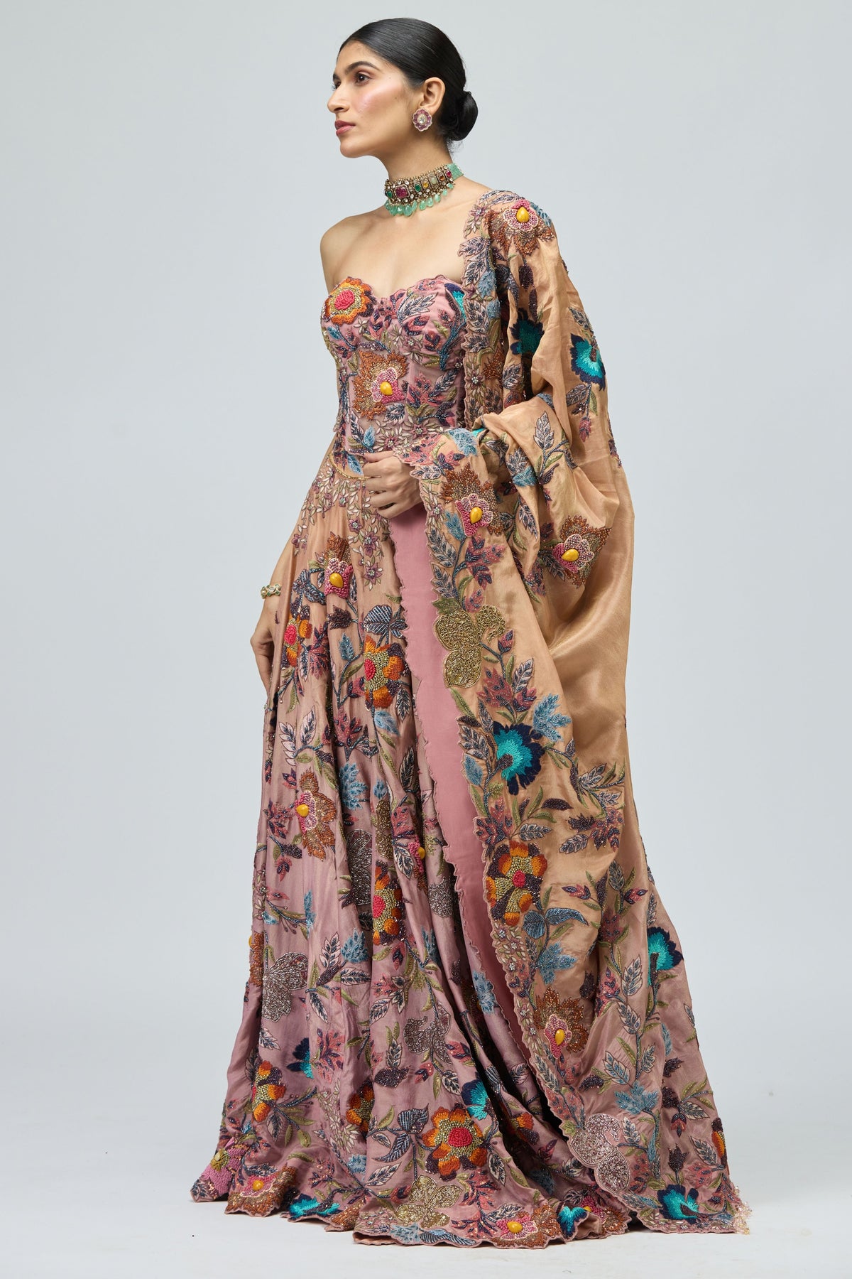 Thread Work Lehenga Set