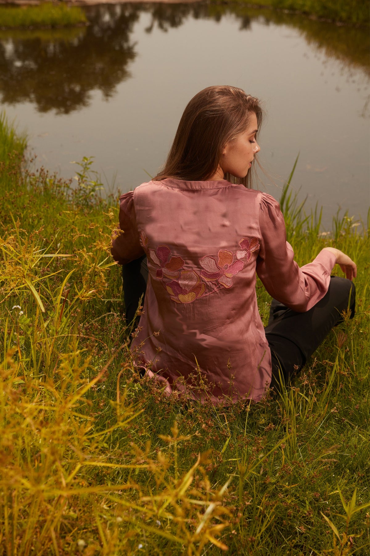Back Embroidery Top