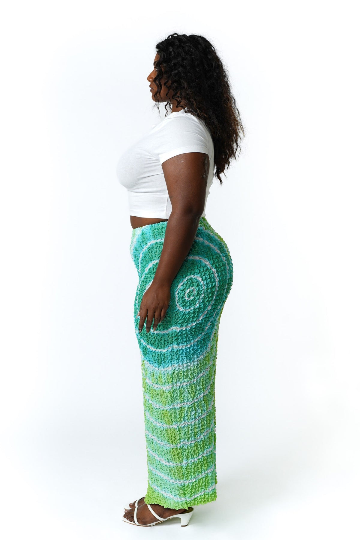 Bubble Smocked Tube Skirt
