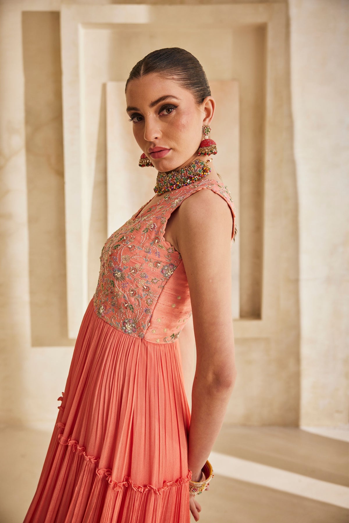 Leher Gown