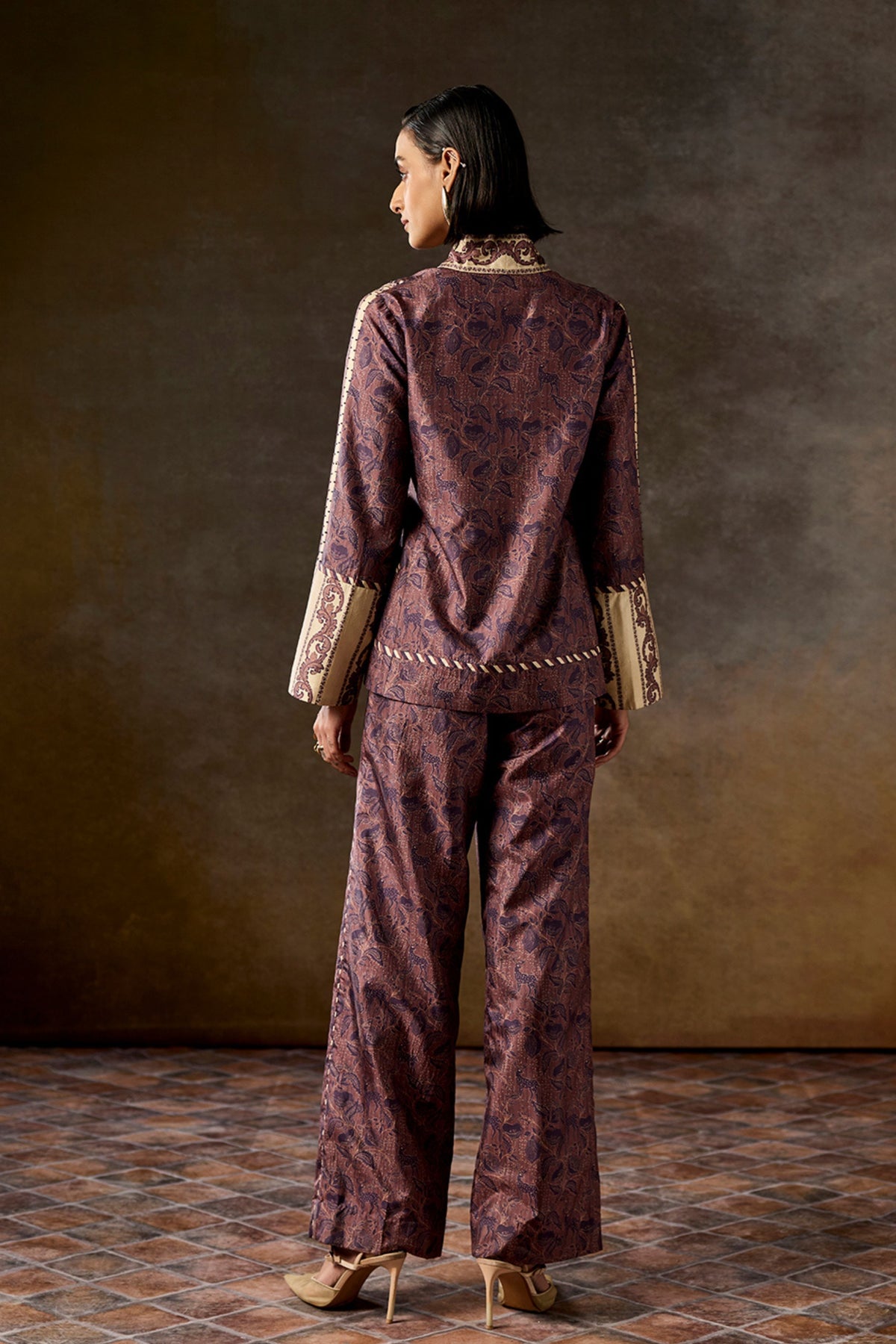 Mirella Brown Wrap Set