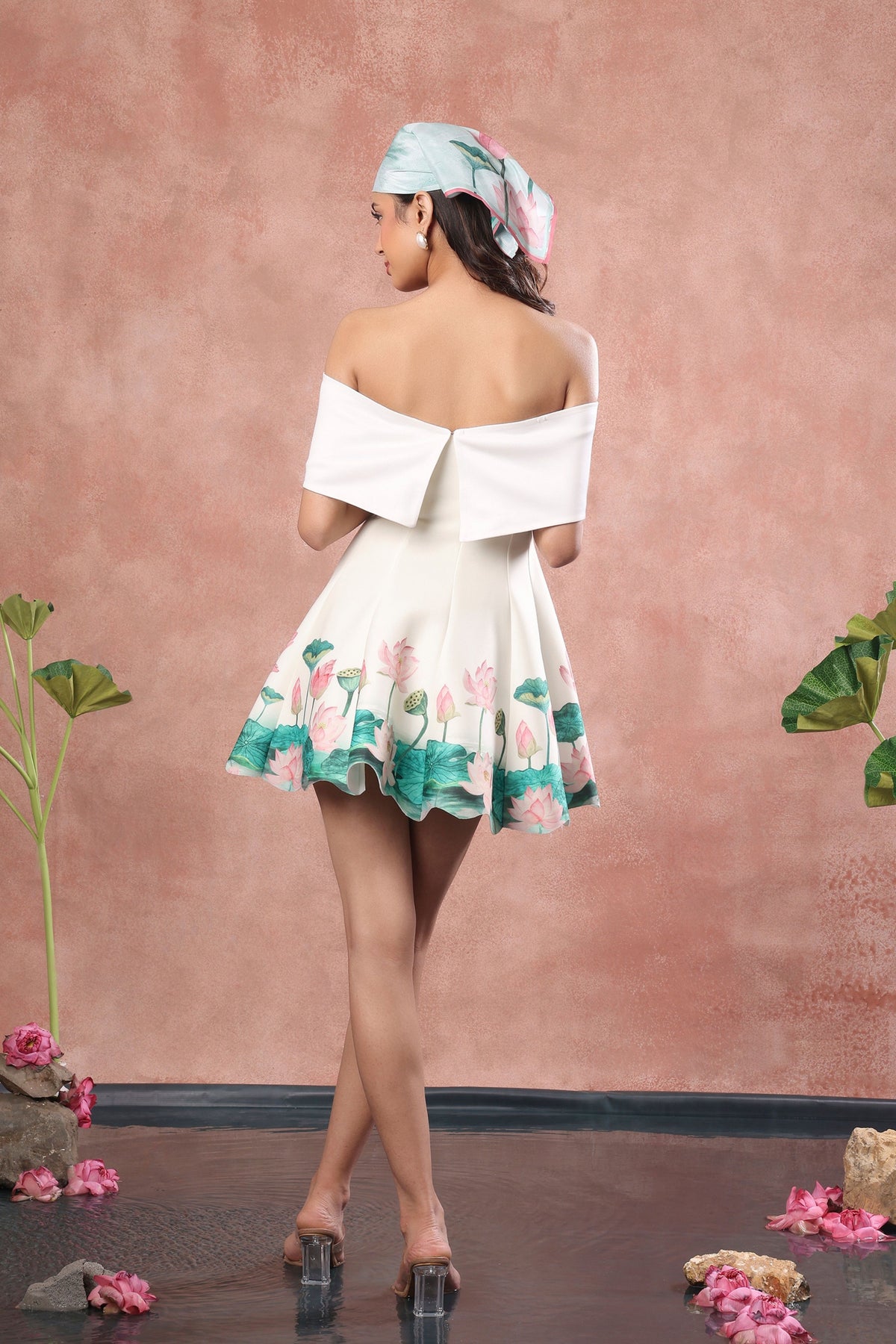 Short Plated Bow Wrap Set