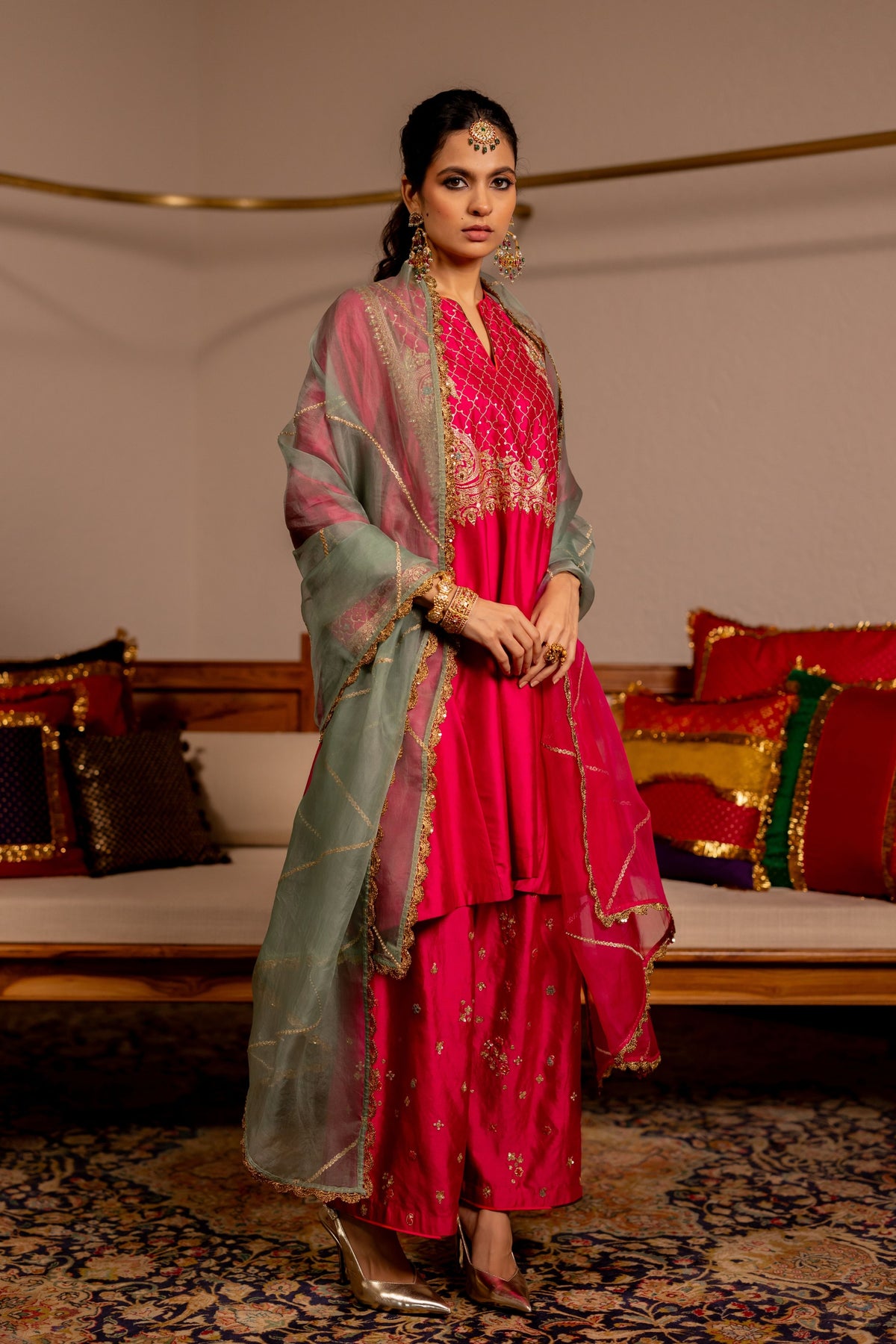 Mrigya Pink Kurta Set