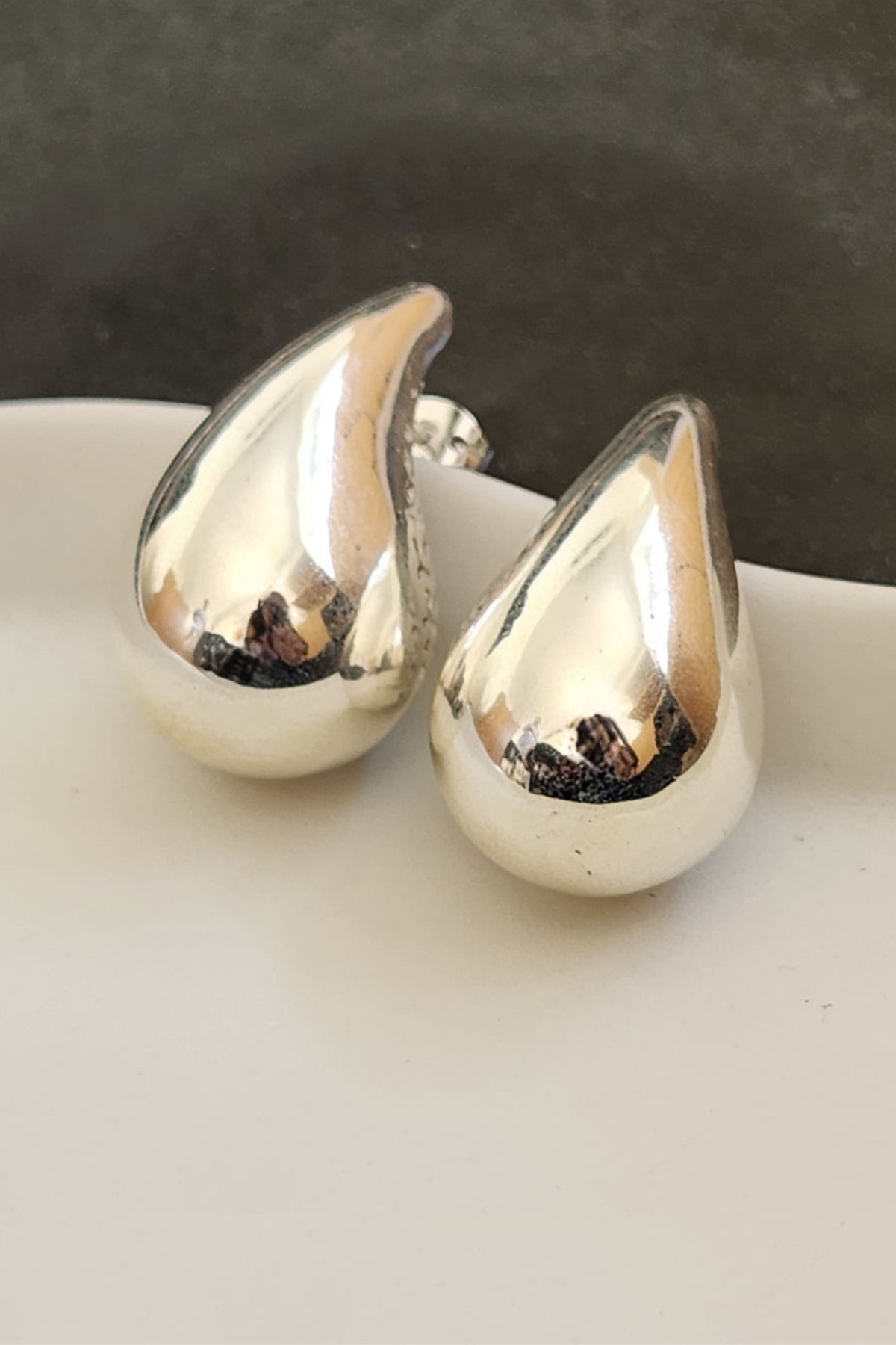 Bold Silver Mini Earrings