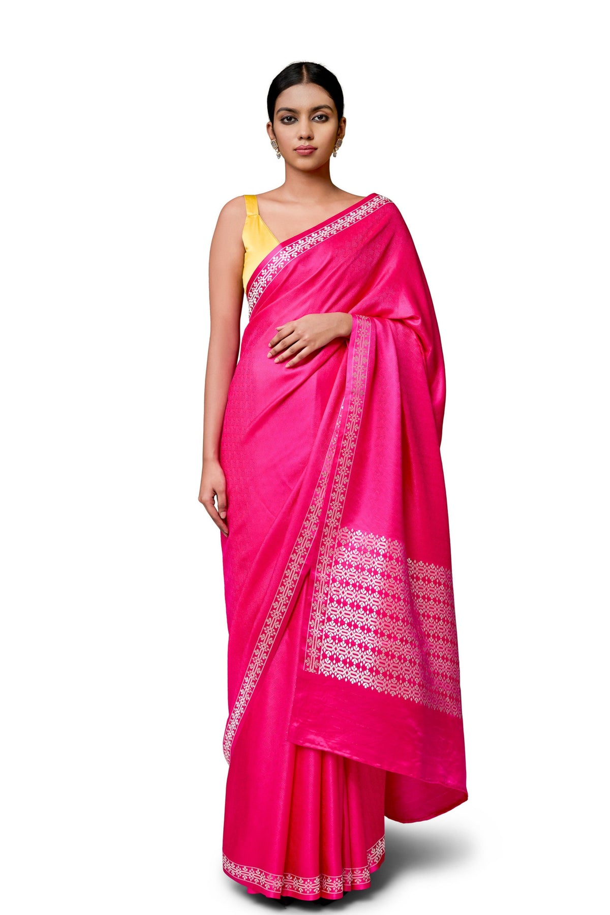 Rani Gajji Satin Saree