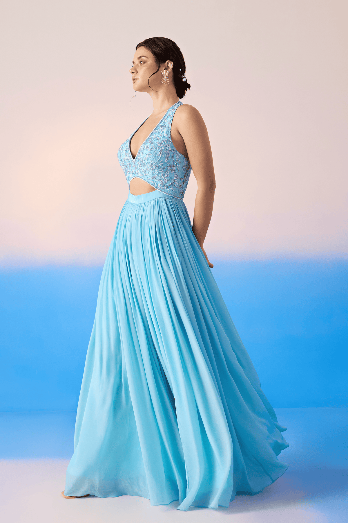 Sku Blue Gown
