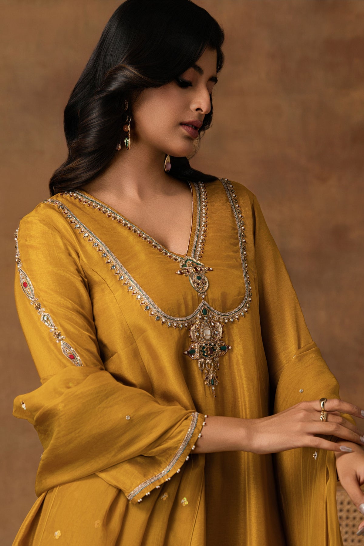 Golden Yellow Kurta Set
