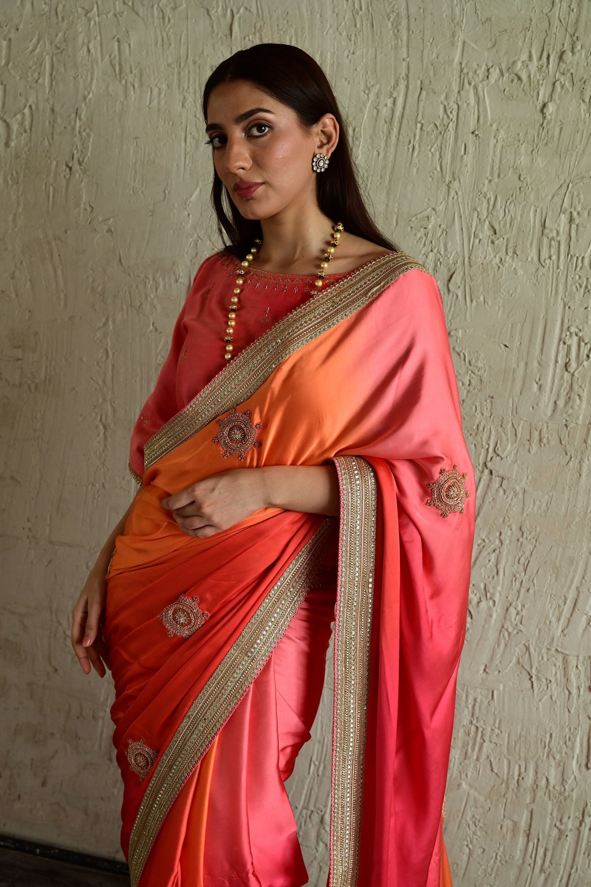 Rose Pink Roop Saree