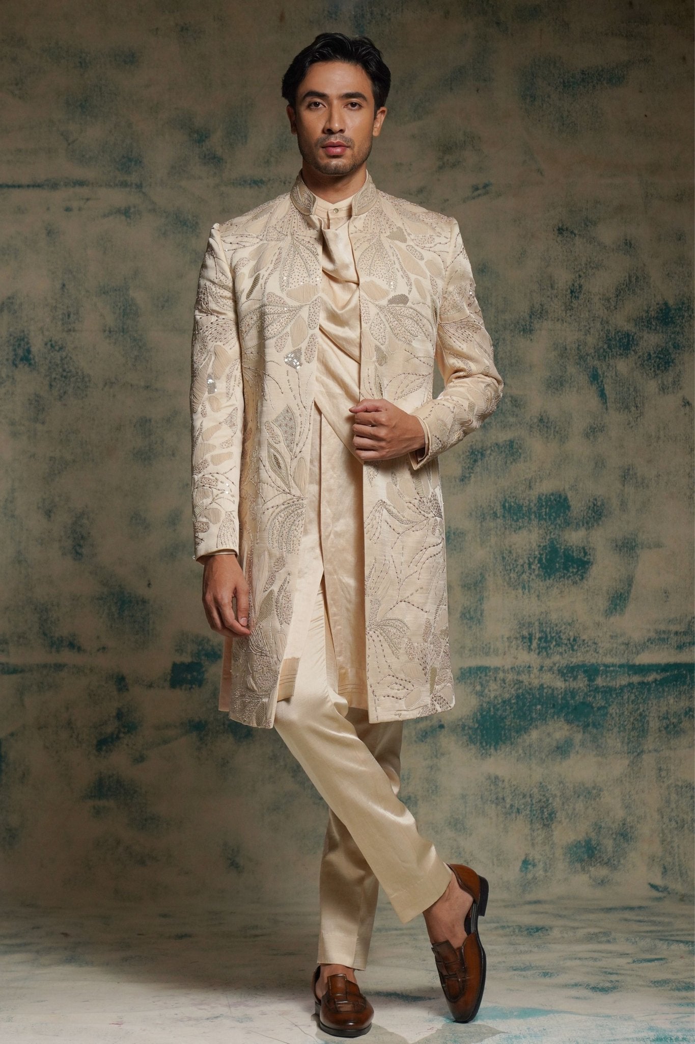 Buttercream Jacket Set - Jatin Malik - Elahe