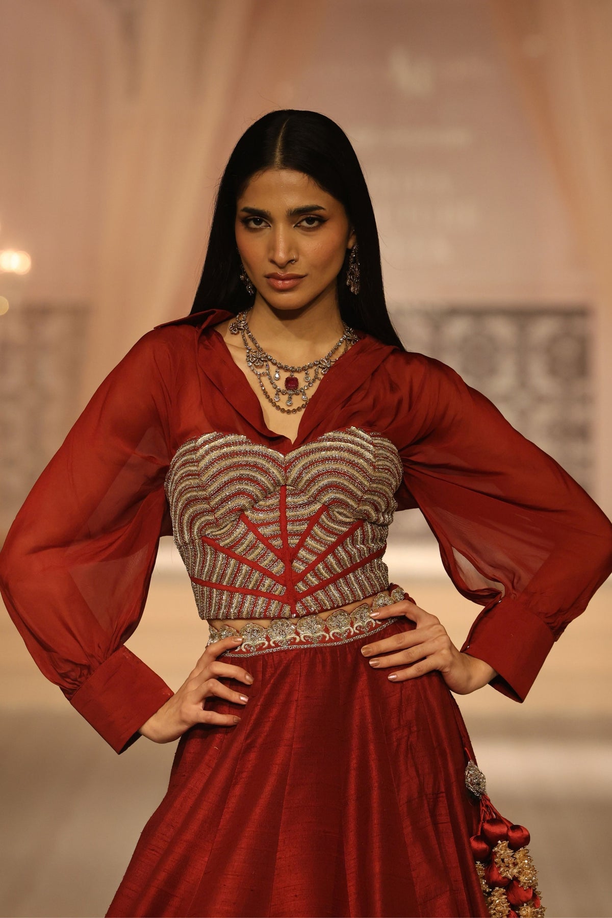 Mor Lite Lehenga Set