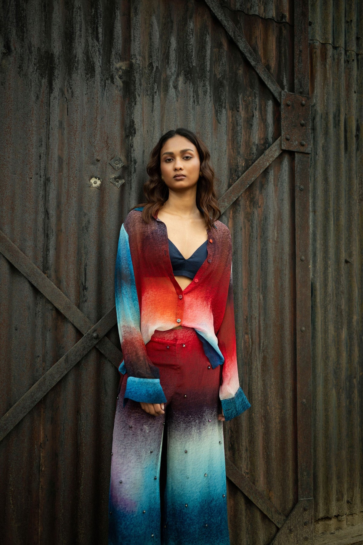 Multicolor Co-ord Set