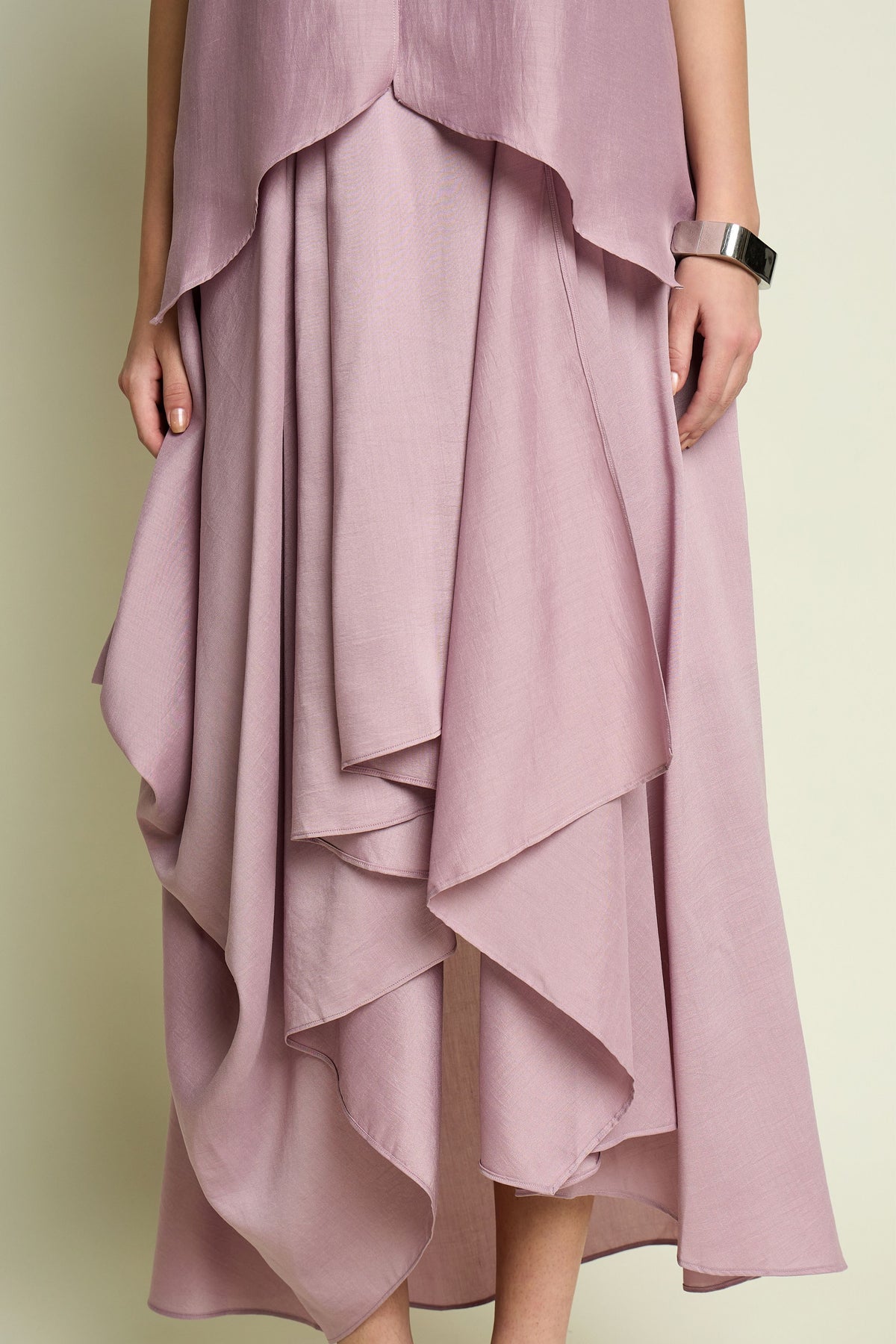 Lilac Draped Dress