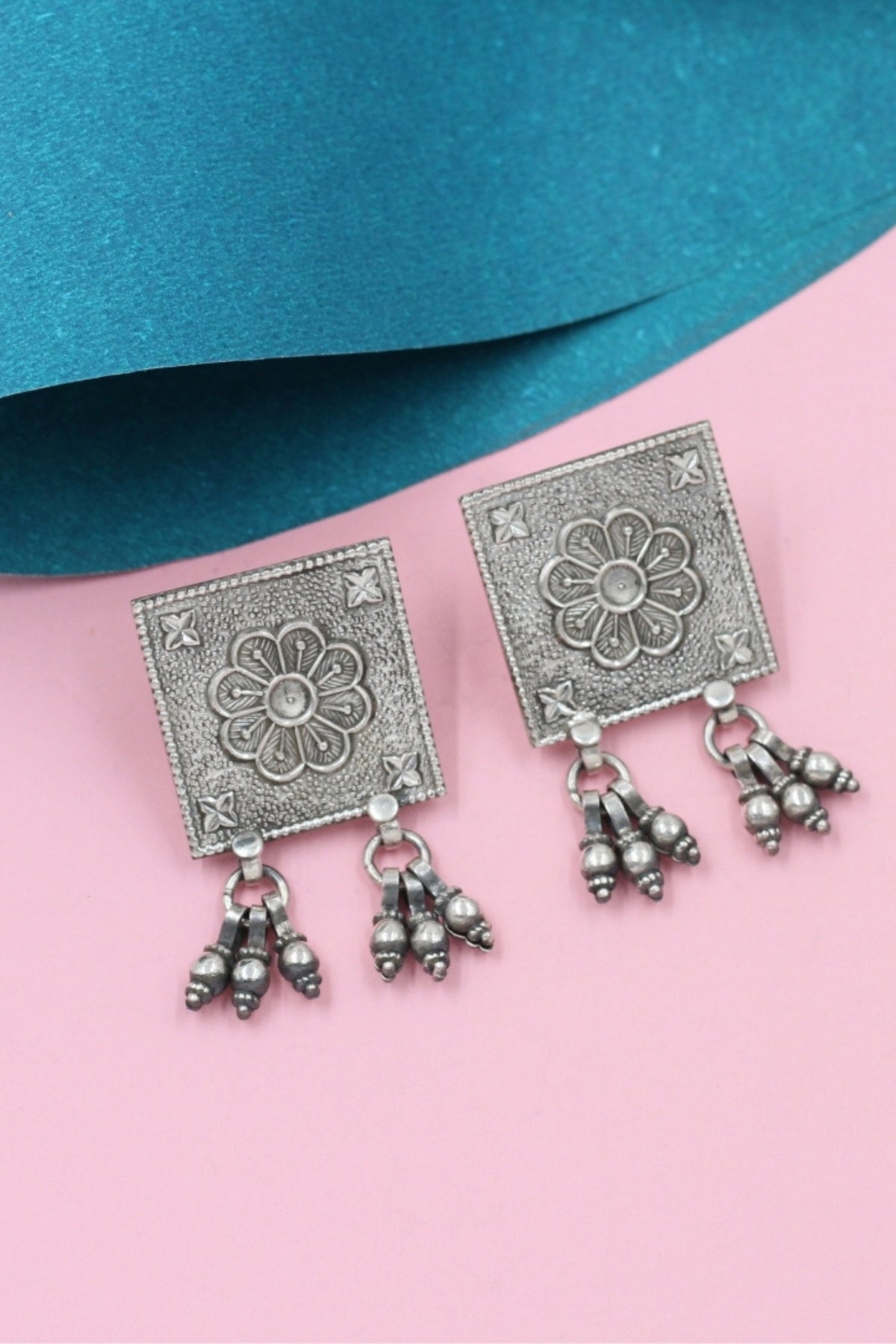 Classic Handcrafted Silver Earrings