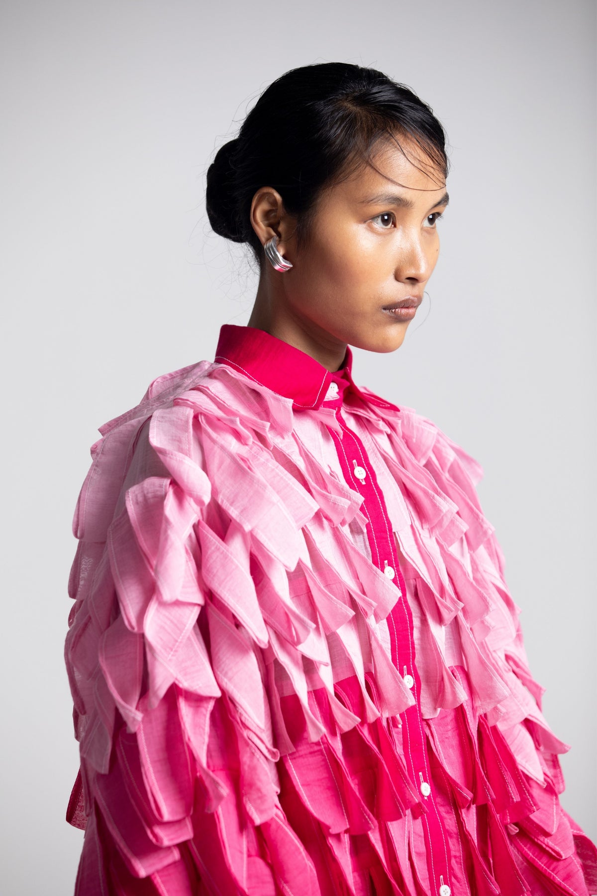 Boxy Ombre Petal Dress