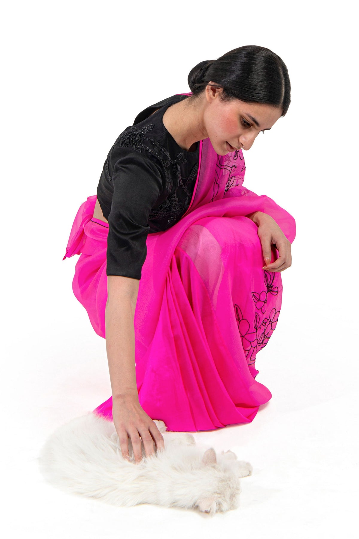 Gaiyo Pink Saree