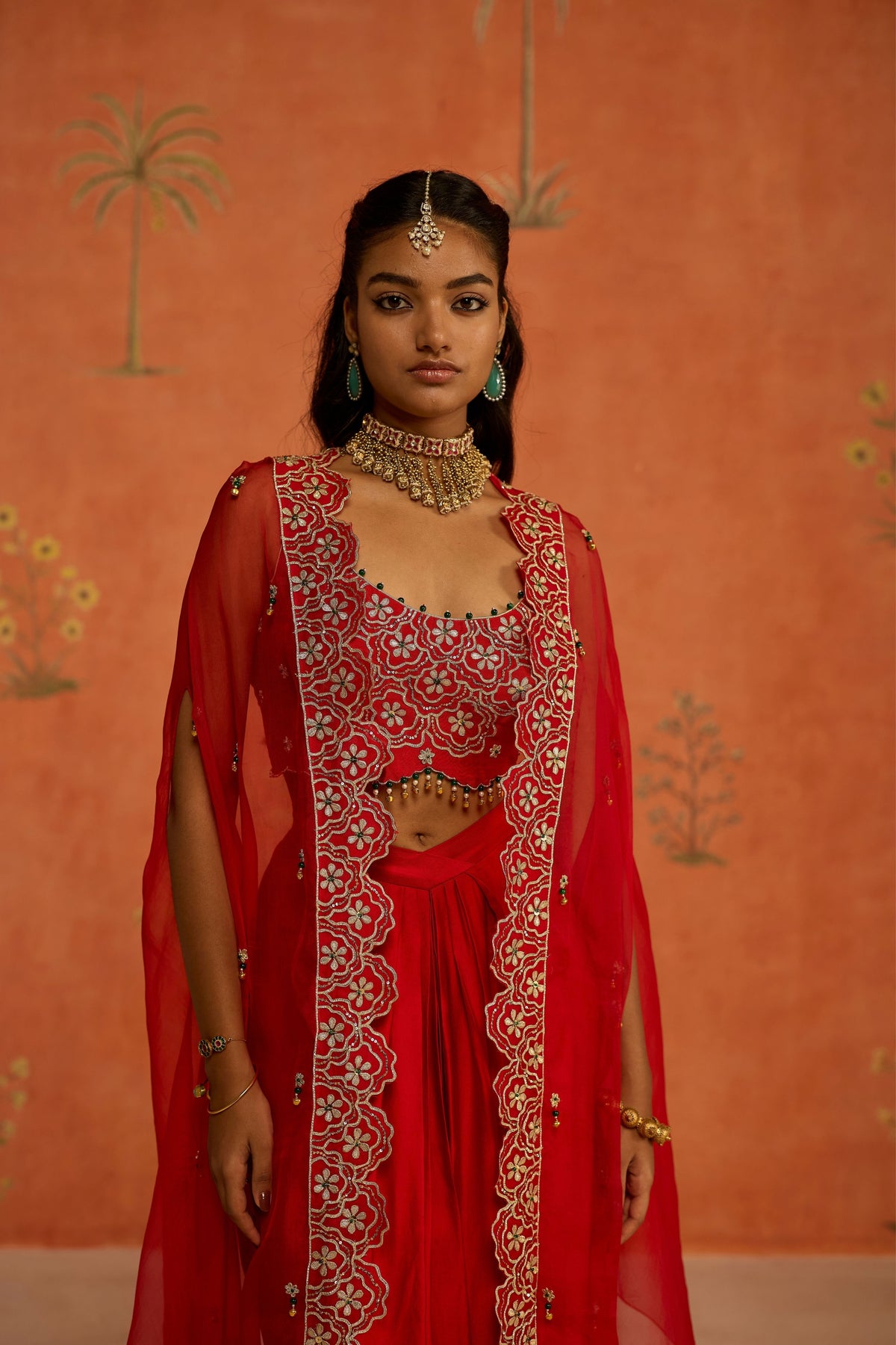 Damini Cape Set