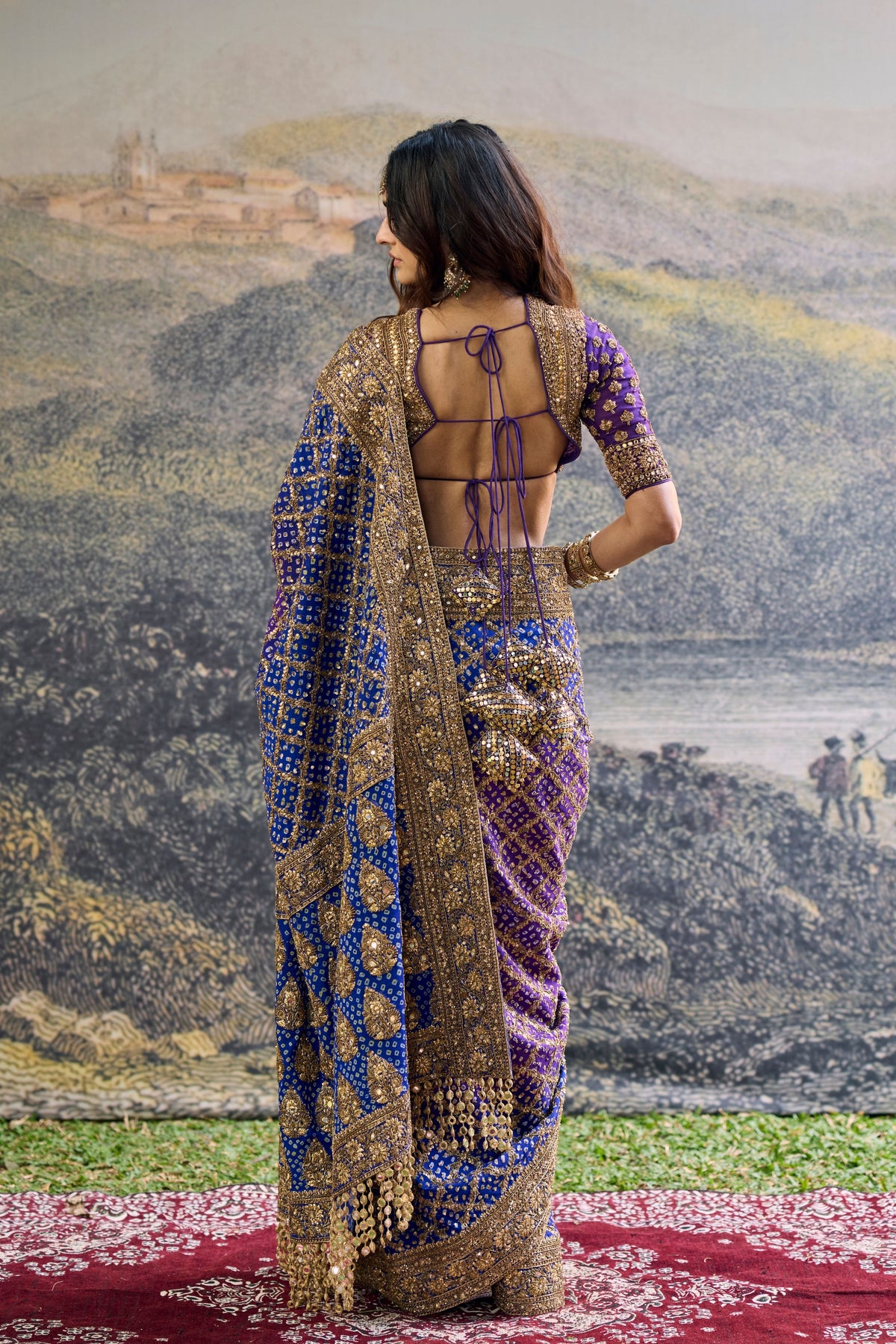 Advay Ombré Saree Set