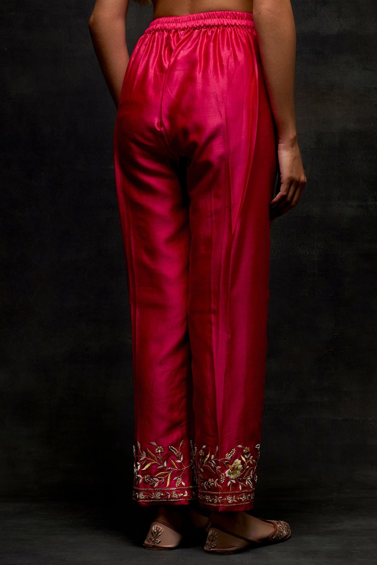 Pink Yoke Kurta Set