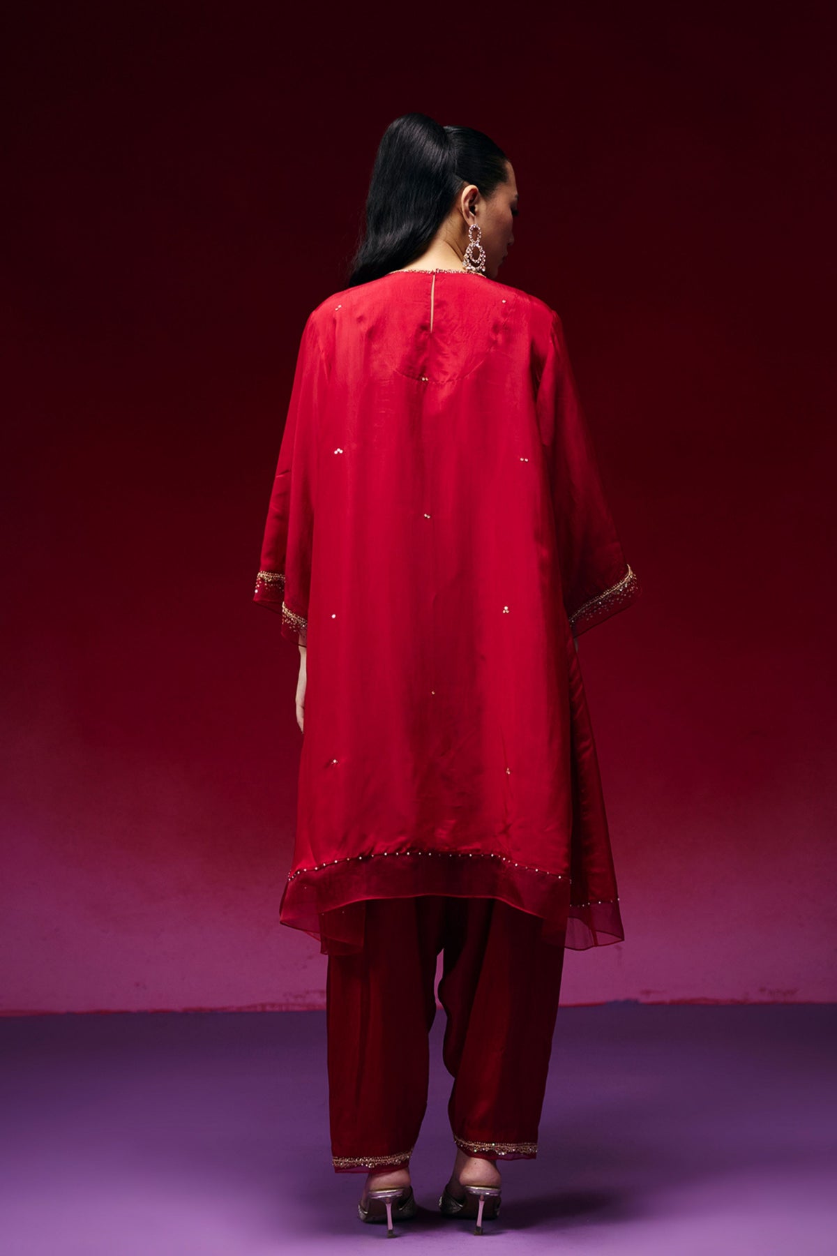 Ruby Hand Embroidered Kurta Set