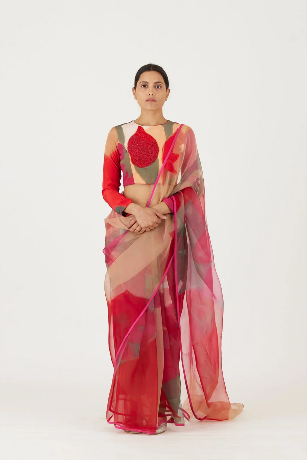 Lei Lani Red Saree