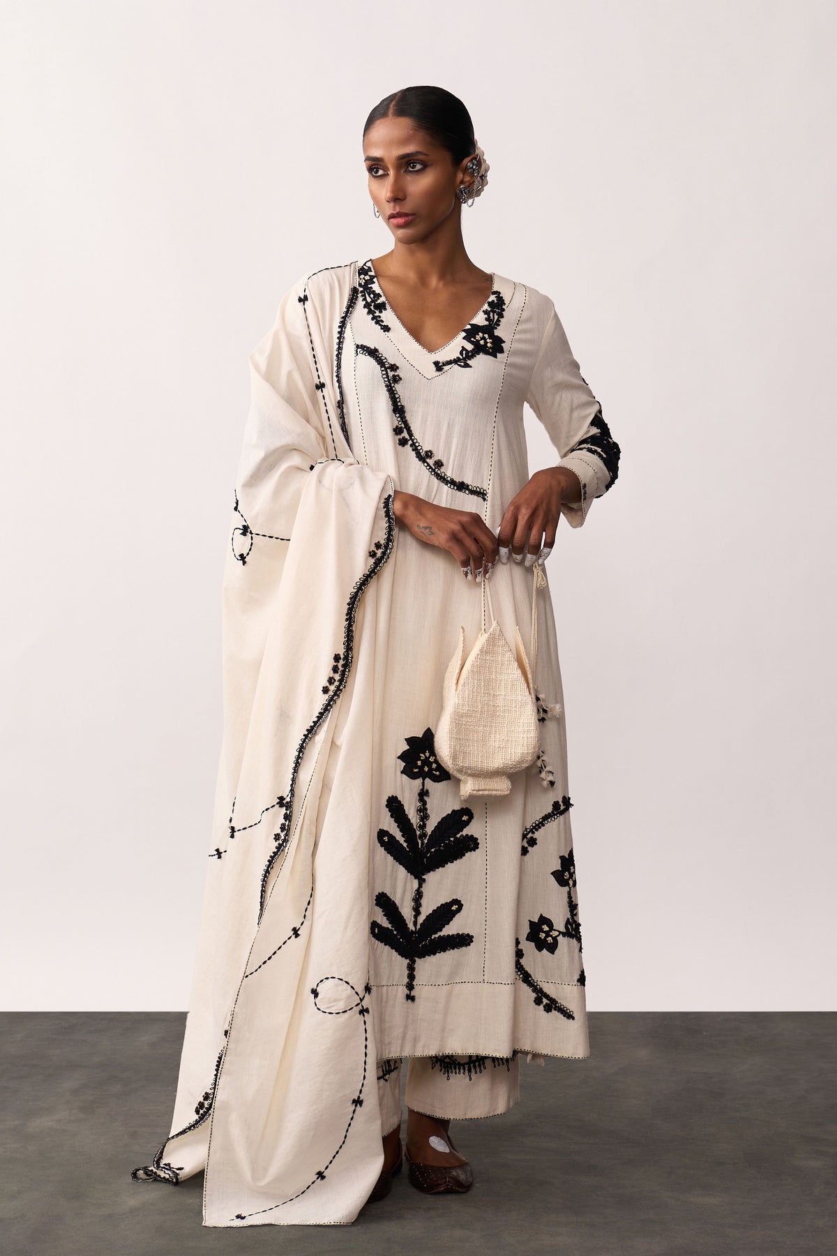 Sucheta Ivory Kurta Set