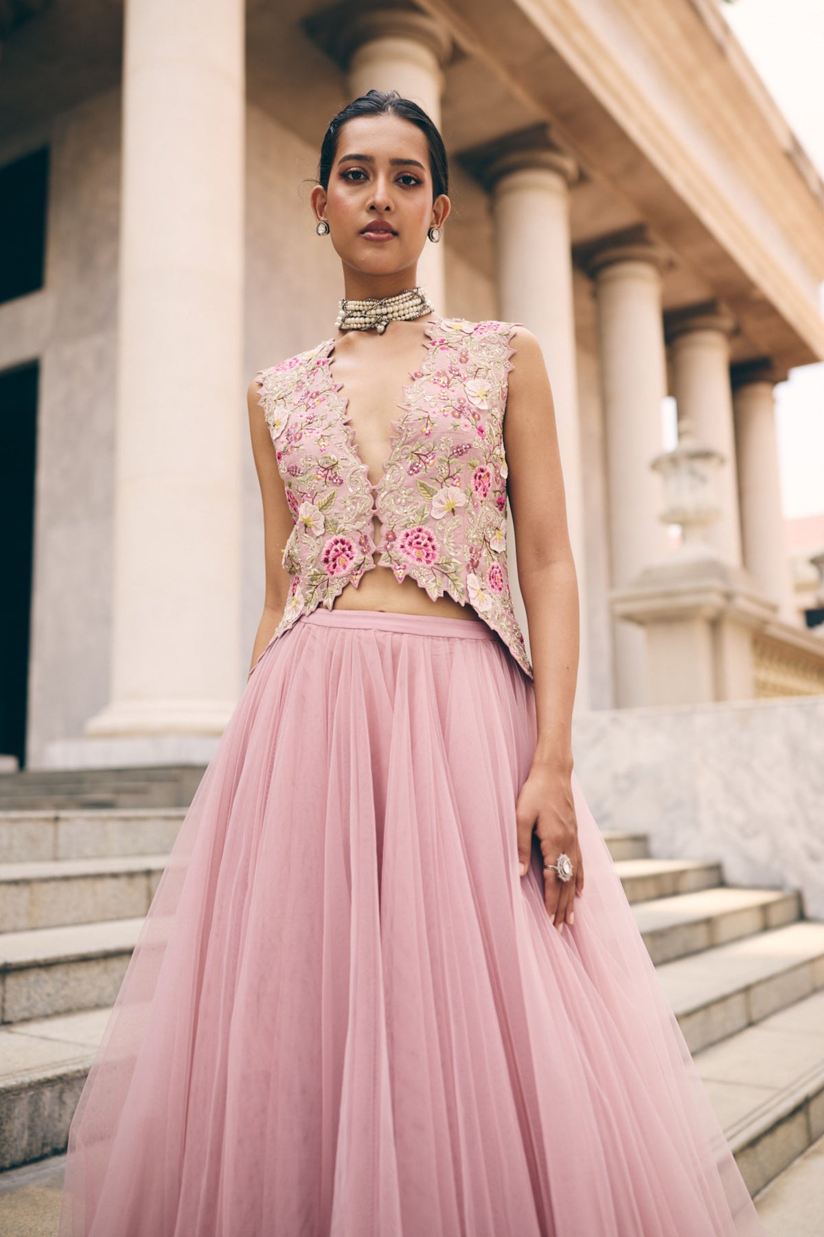 Umang Jacket Skirt Set