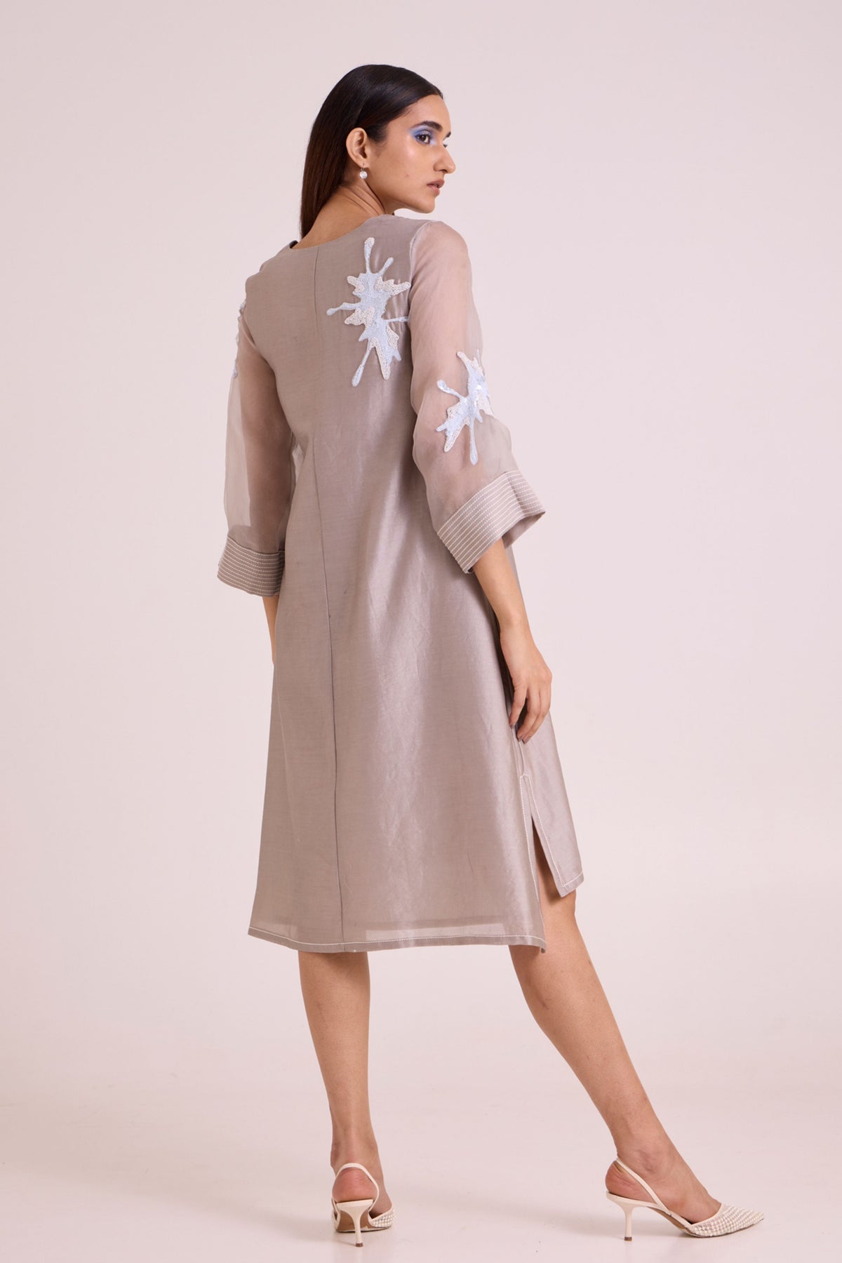 Gracie Graphite & Fern Dress