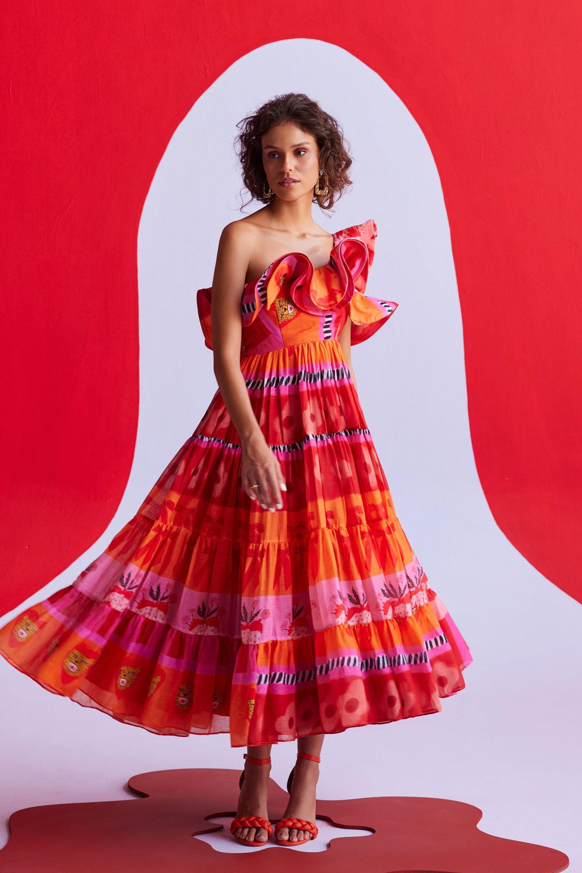 Tangerine Twist Dress