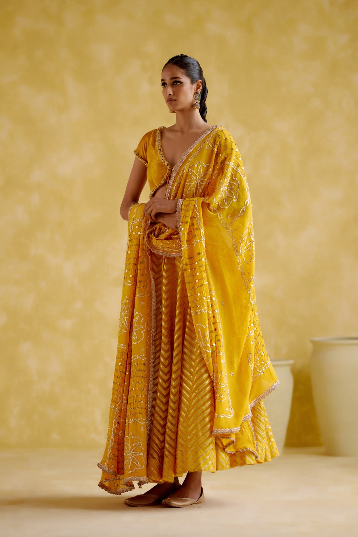 Anvi Yellow Lehenga Set