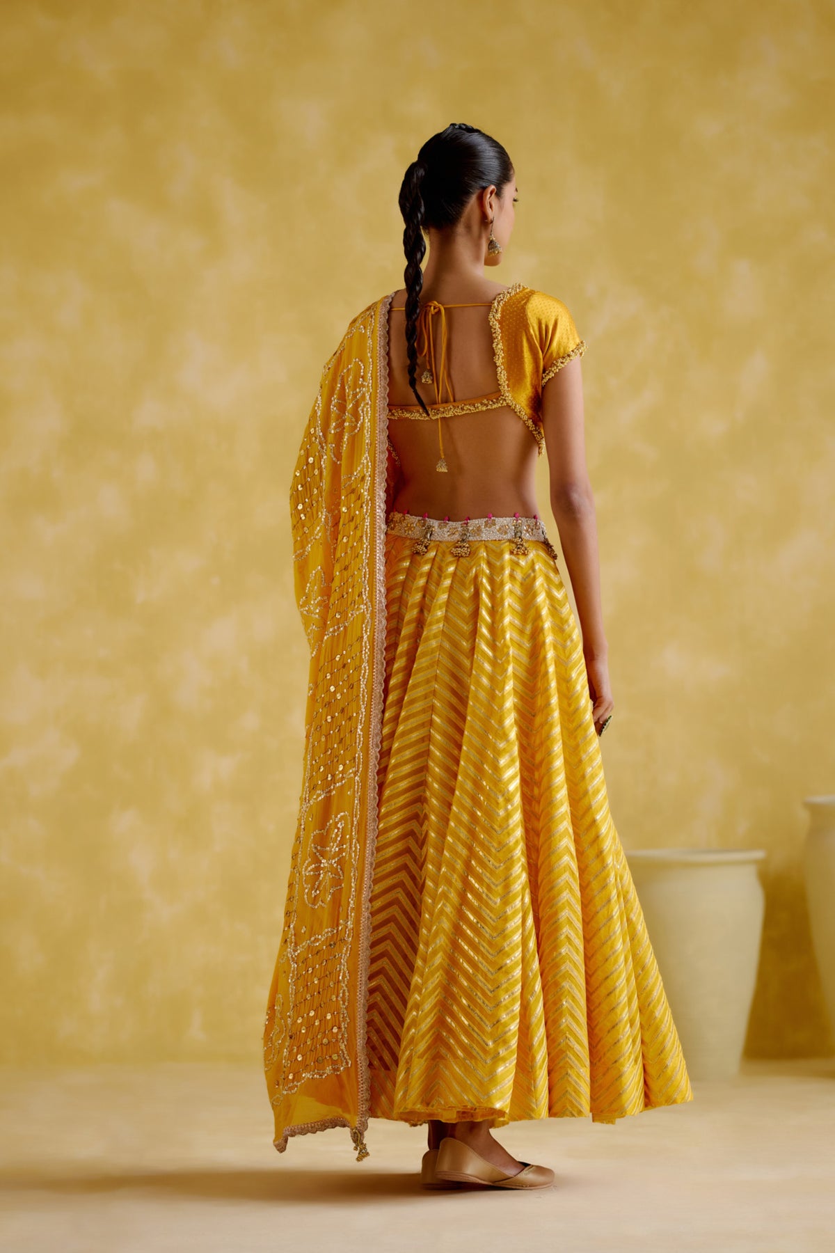 Anvi Yellow Lehenga Set